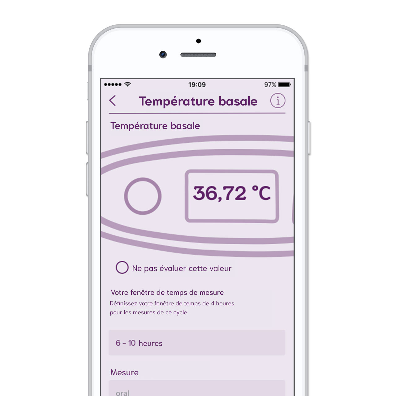 cyclotest mySense - mesure de la température corporelle basale